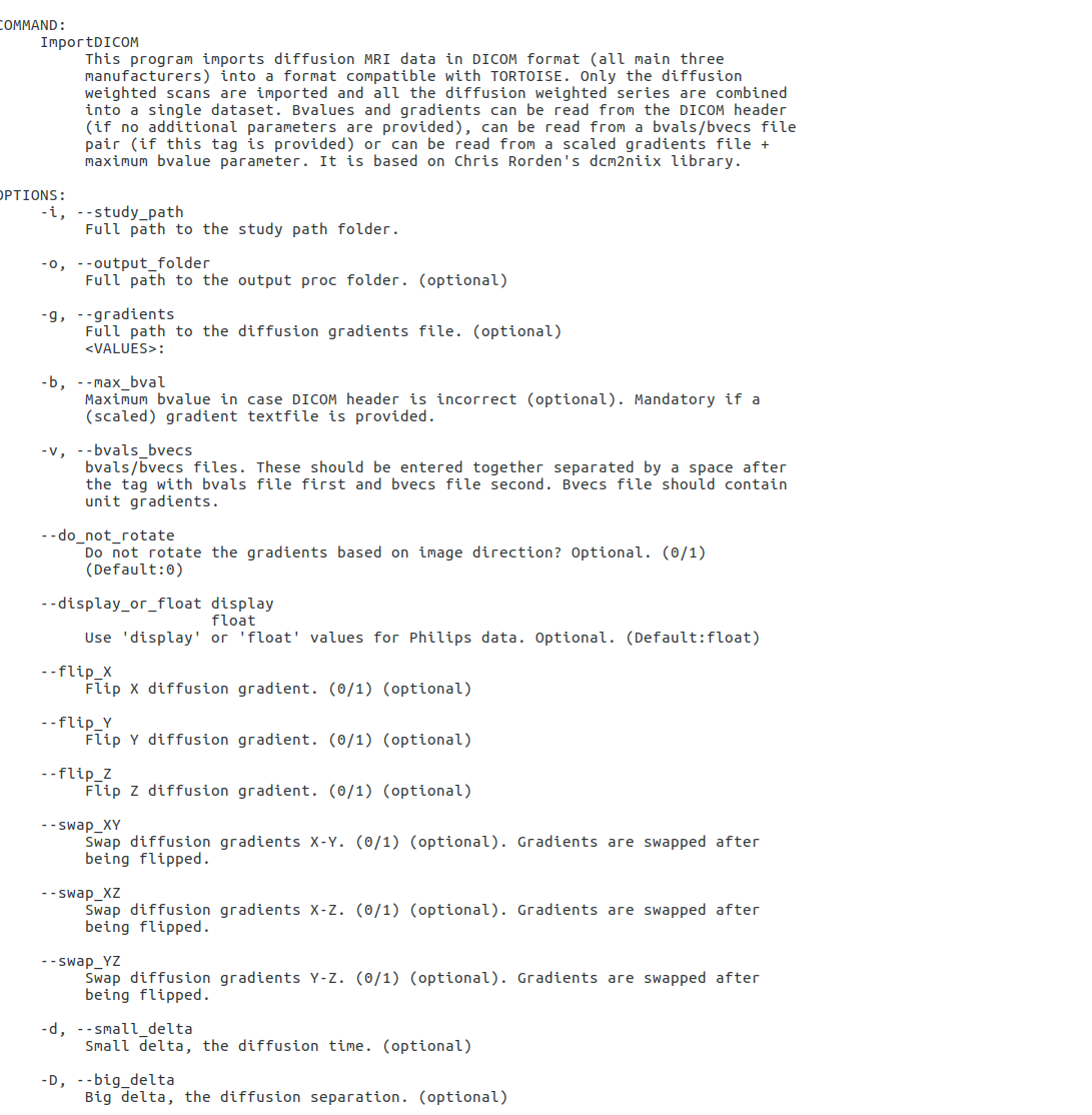 Import dicom v311